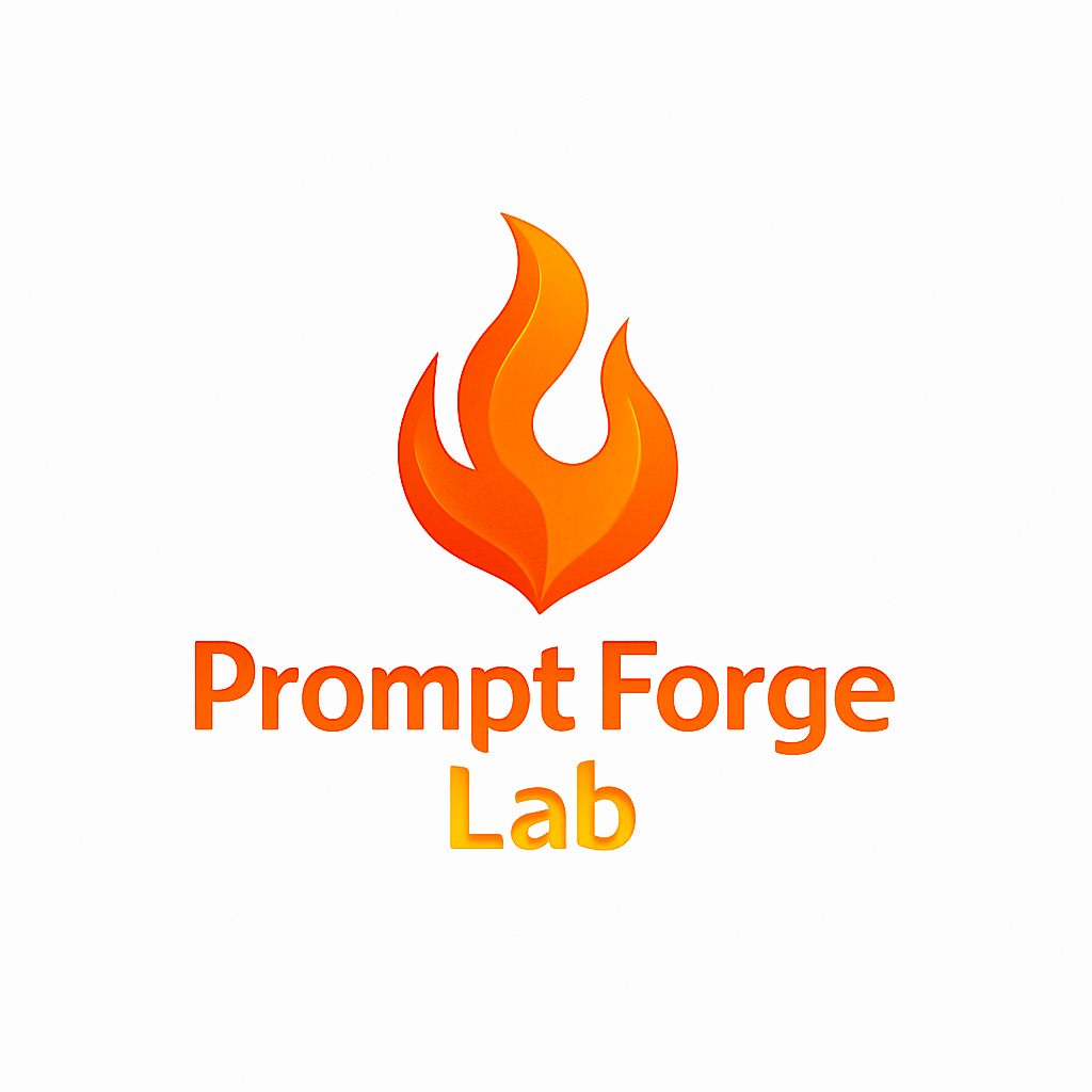 PromptForgeLab Flame Logo